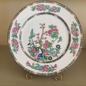 Indian Tree Pattern Plate by John Maddock & Sons in Royal Vitreous China.